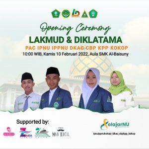 IPNU IPPNU Kokop Bakal Melaksanakan Lakmud Dan Diklatama Untuk Meningkatkan Kualitas Kader.