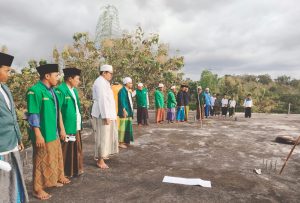 Sosialisasikan Rasdul Qiblah, LFNU Kokop Disambut Meriah