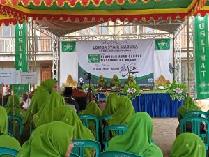 Peringati Maulid Nabi, PAC Muslimat NU Kokop Gelar Lomba Syair Madura